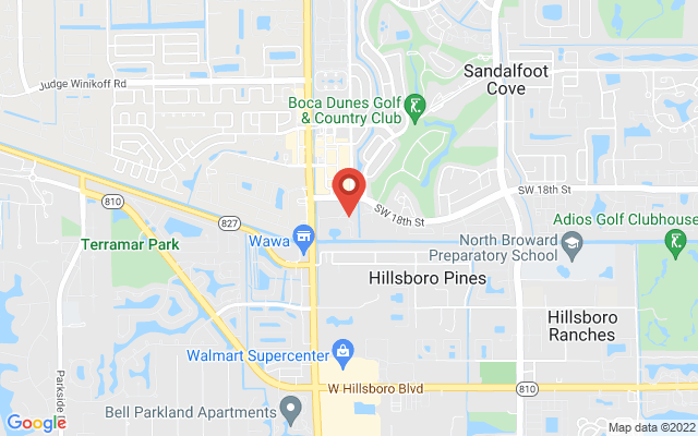 Google map image of location Sandalfoot S, Boca Raton, FL 33428, USA